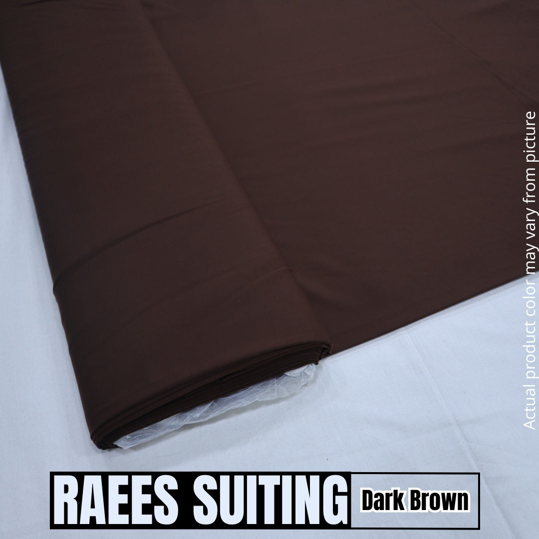 Raees Suiting - Dark Coffee (1882-012)