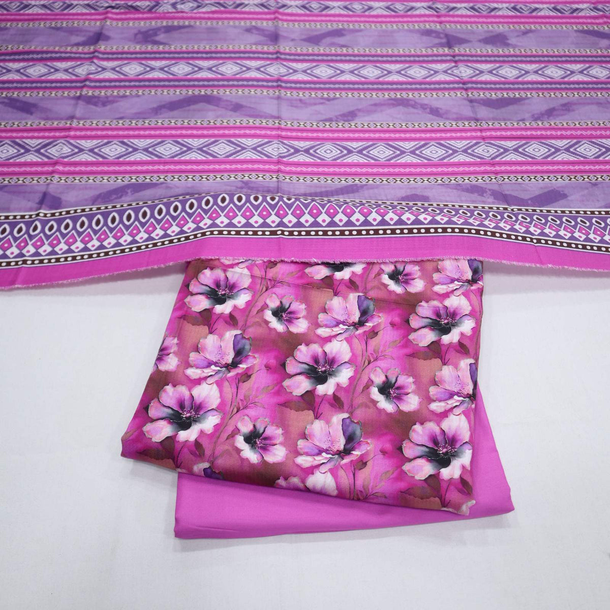 Self Viscose 3 Piece by Rawayat (1897-001)