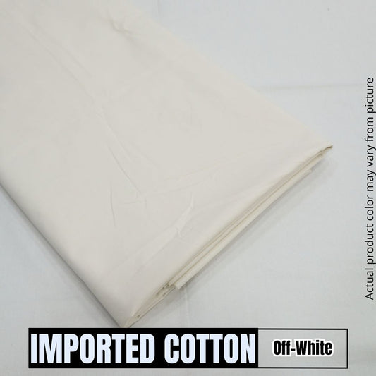 Imported Pure Soft Cotton - Off White (1904-002)