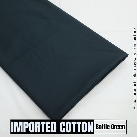 Imported Pure Soft Cotton - Bottle Green (1904-006)