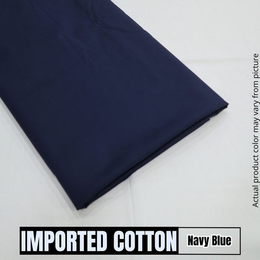 Imported Pure Soft Cotton Navy Blue (1904-016)