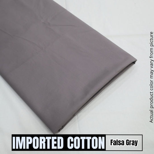 Imported Pure Soft Cotton - Falsa Gray (1904-017)
