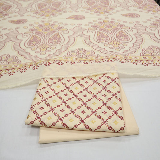 Digital Print Lawn with Glitter by M.E (1914-004)