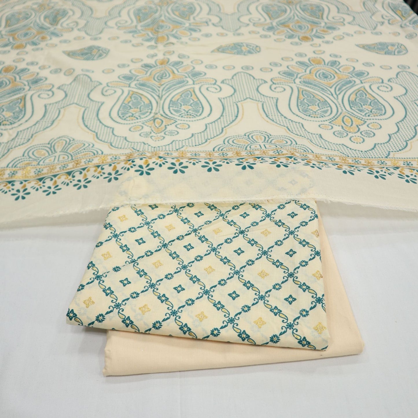 Digital Print Lawn with Glitter by M.E (1914-007)