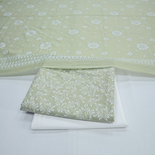 Muntaha Block Print Lawn 3 Piece (1931-005)