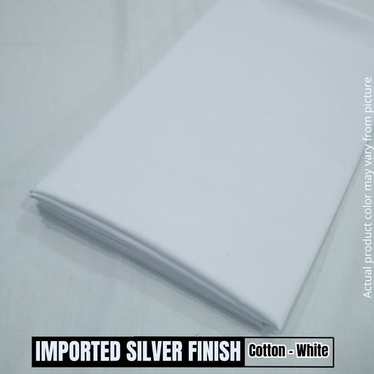 Imported Silver Finished Cotton (1934-004)