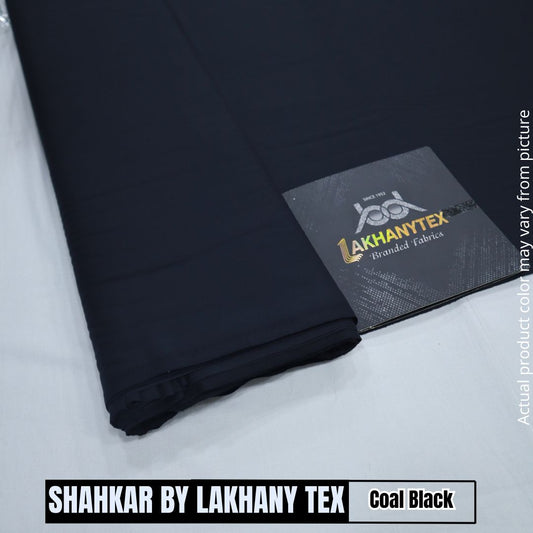 Shahkar by Lakhany Tex - Coal Black (1945-002)