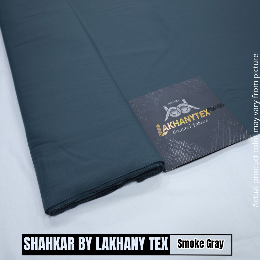 Shahkar by Lakhany Tex - Smoke Gray (1945-006)