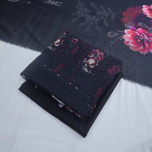 Doriya Lawn EMB Daman 3 Piece (1958-002)