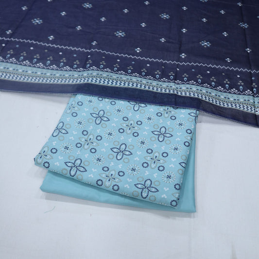 Bin Saeed Print Cotton 3 Piece (1959-002)