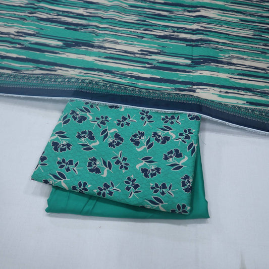 Zam Zam Print Cotton 3 Piece (1960-003)