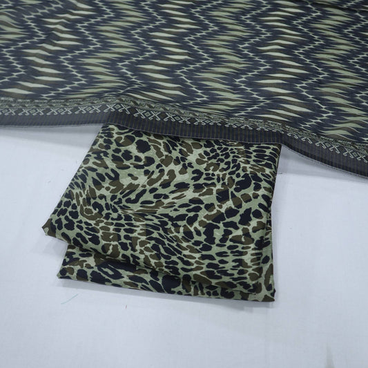 Zam Zam Print Cotton 3 Piece (1960-006)
