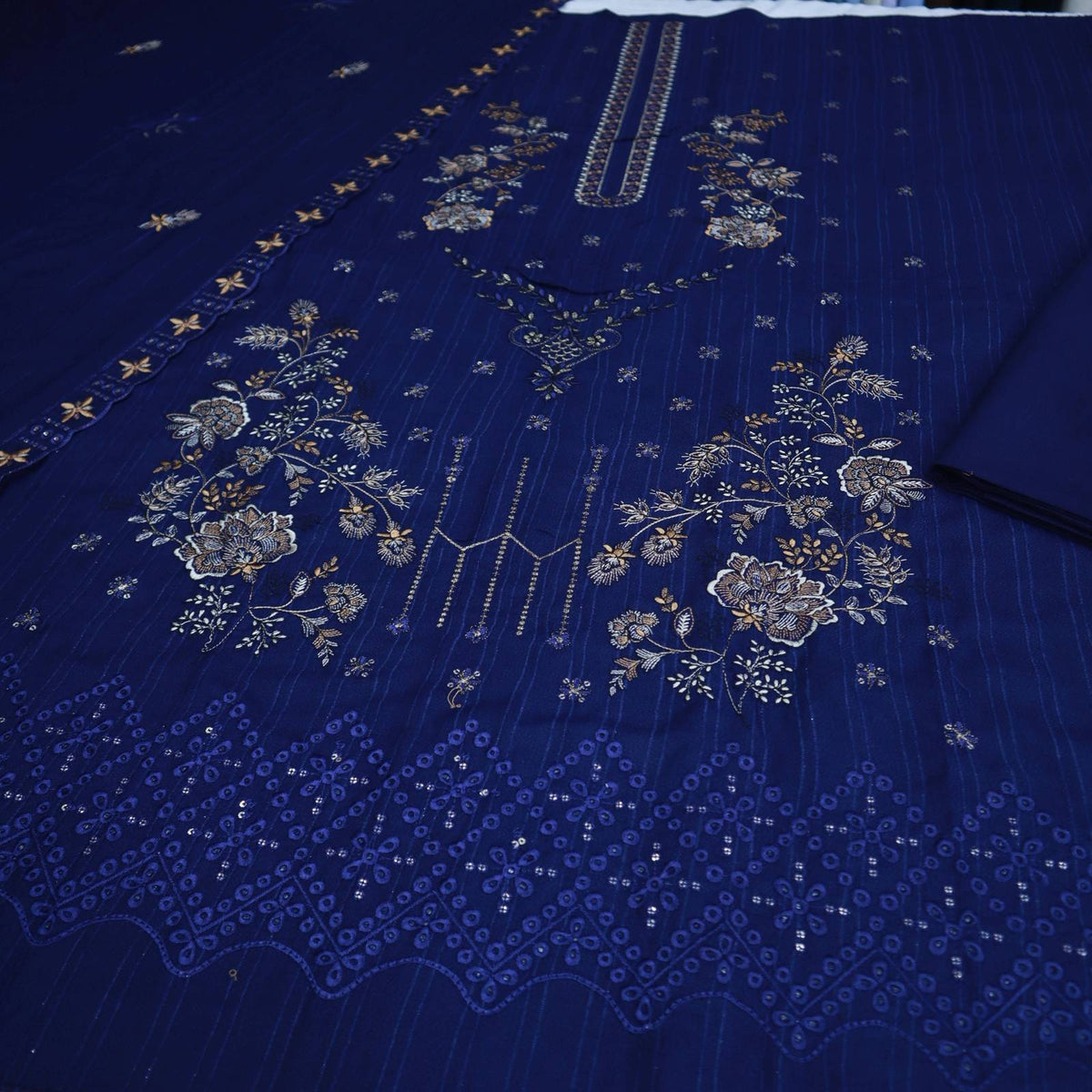 Heavy Embroidery Dhanak Khansa.K by H&H (1963-002)