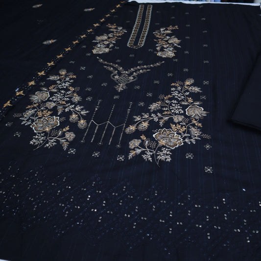 Heavy Embroidery Dhanak Khansa.K by H&H (1963-005)