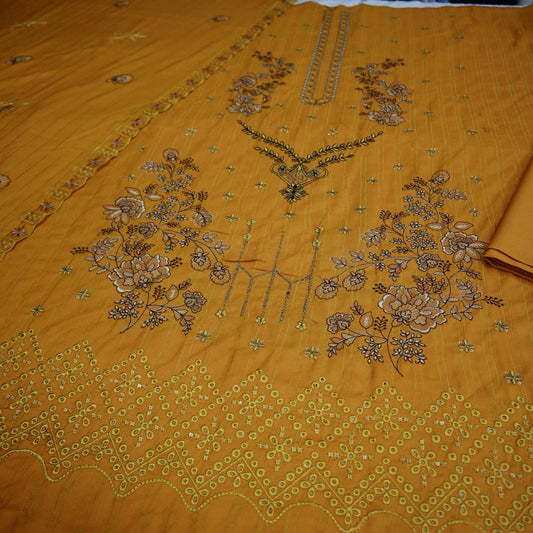 Heavy Embroidery Dhanak Khansa.K by H&H (1963-006)