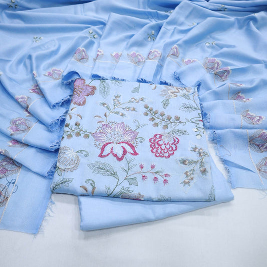 Bareeza EMB Karandi with EMB Shawl (1968-003)