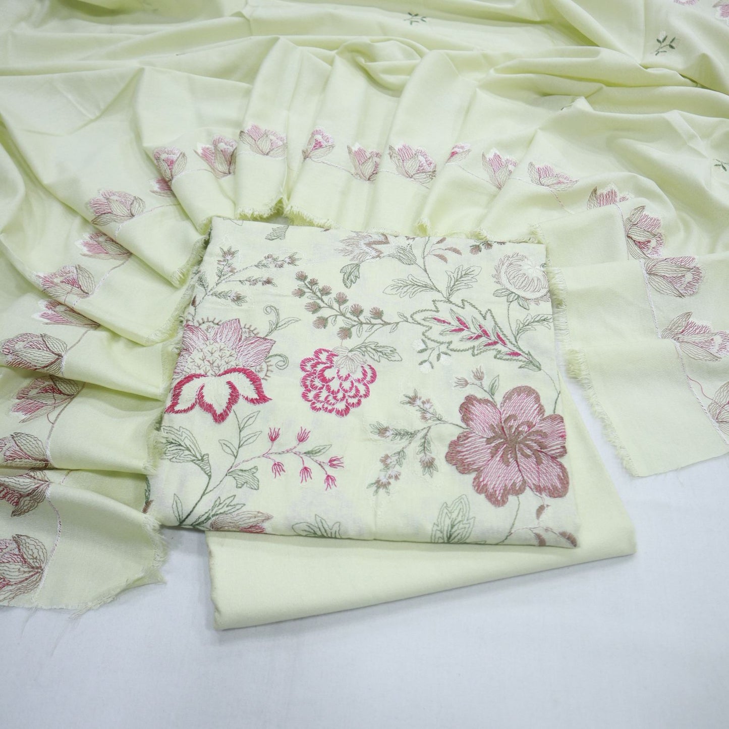 Bareeza EMB Karandi with EMB Shawl (1968-006)