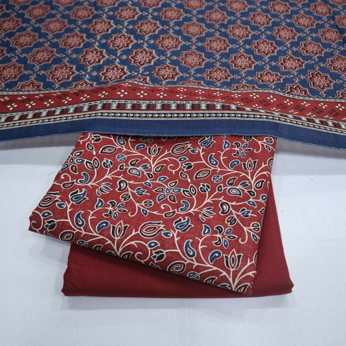 Zam Zam Printed Khaddar 3 Piece (1974-006)