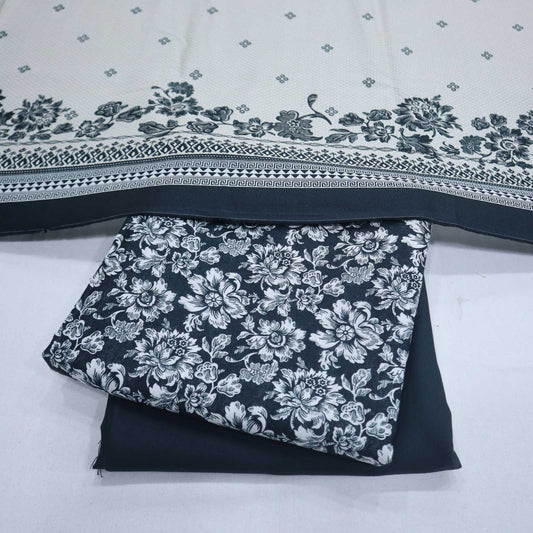 Zam Zam Printed Khaddar 3 Piece (1974-008)