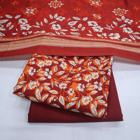 Zam Zam Printed Khaddar 3 Piece (1974-011)