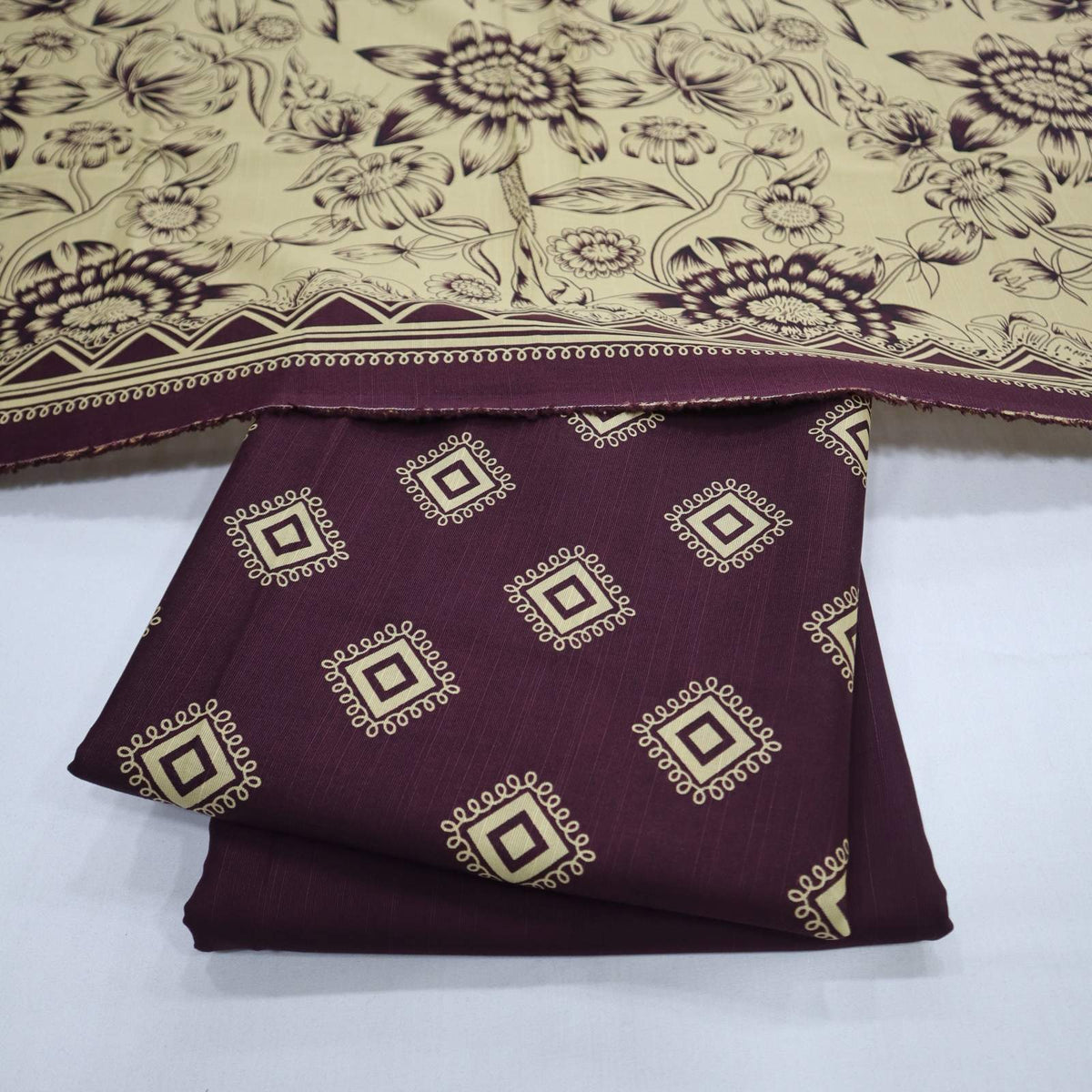 Rijja by Murashe Khaddar 3 Piece (1977-007)