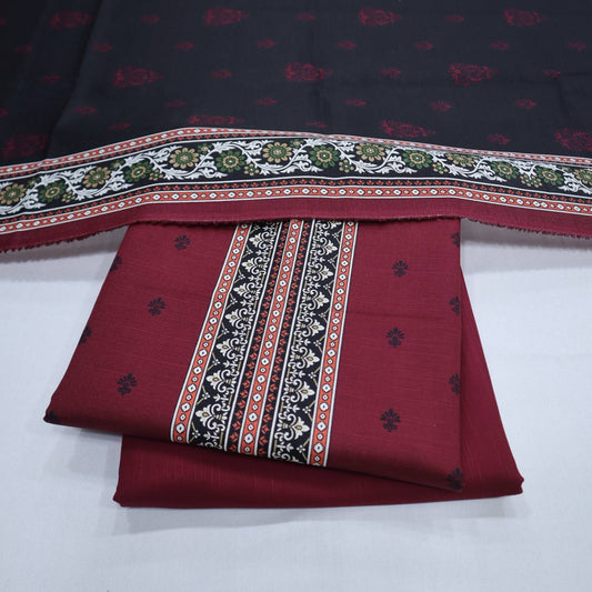 Rijja by Murashe Khaddar 3 Piece (1977-008)