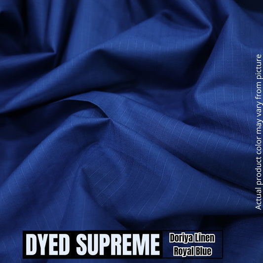 Dyed Supreme Doriya Linen - Royal Blue (1984-001)