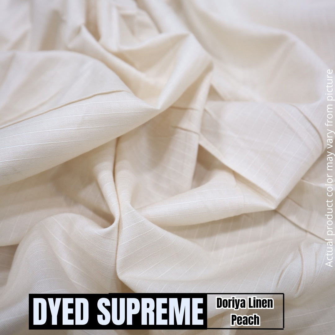 Dyed Supreme Doriya Linen - Peach (1984-002)