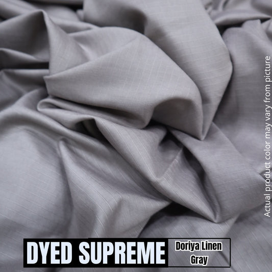 Dyed Supreme Doriya Linen - Gray (1984-004)