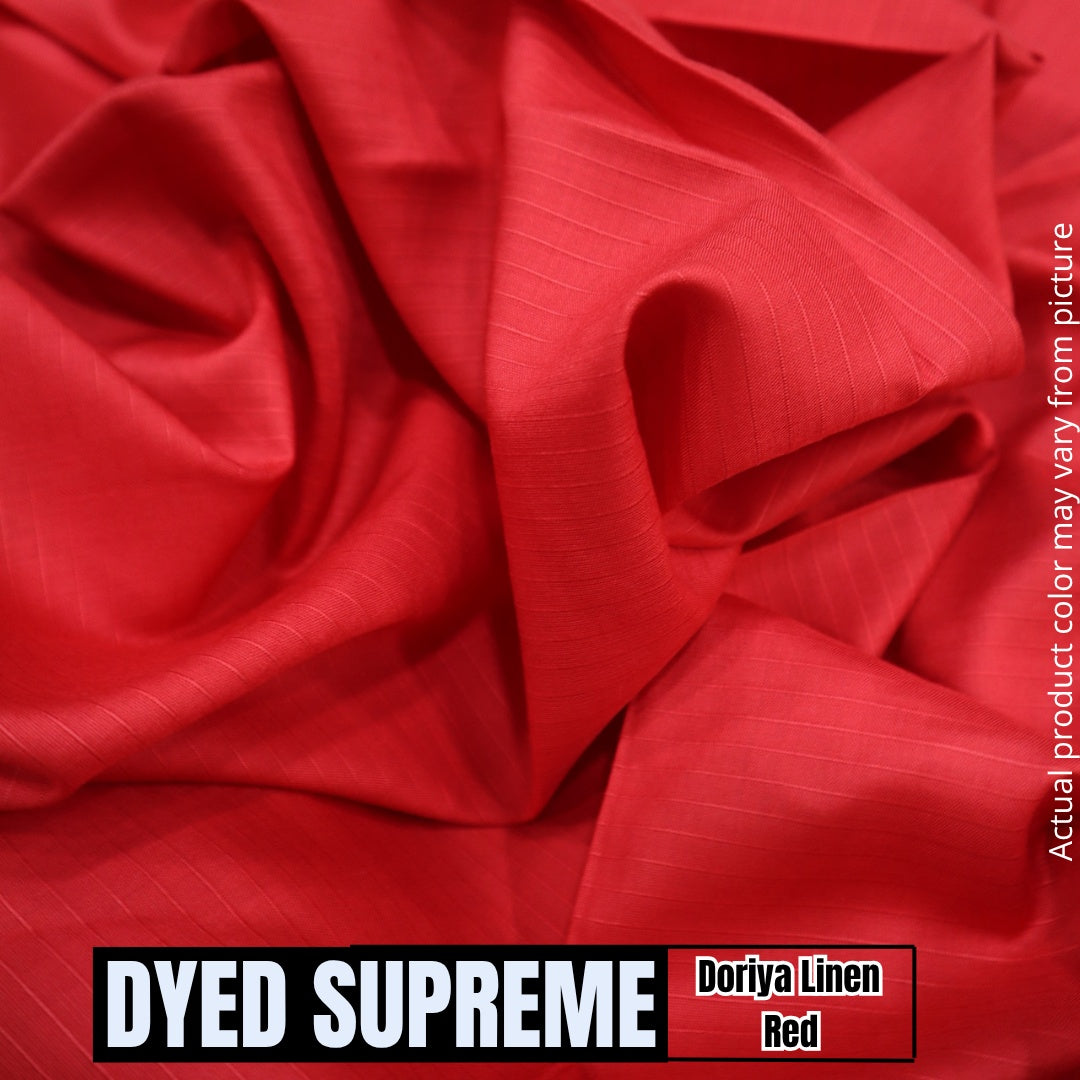Dyed Supreme Doriya Linen - Red (1984-006)