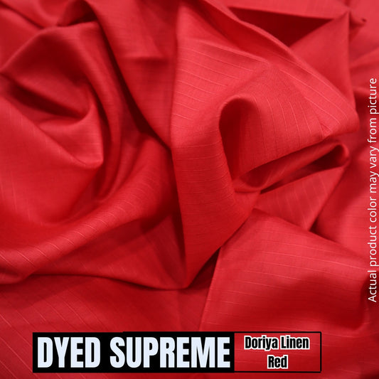 Dyed Supreme Doriya Linen - Red (1984-006)