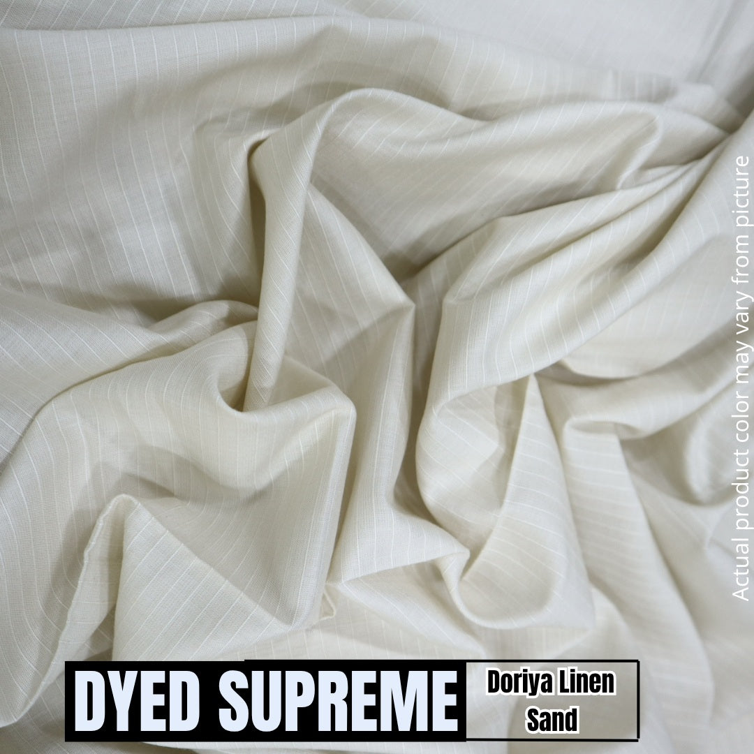 Dyed Supreme Doriya Linen - Sand (1984-007)