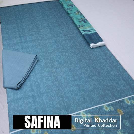 Safina Digital Khaddar 3 Piece (1410-017)