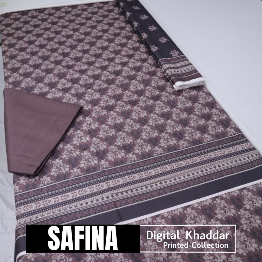 Safina Digital Khaddar 3 Piece (1410-037)