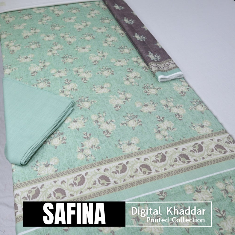 Safina Digital Khaddar 3 Piece (1410-038)