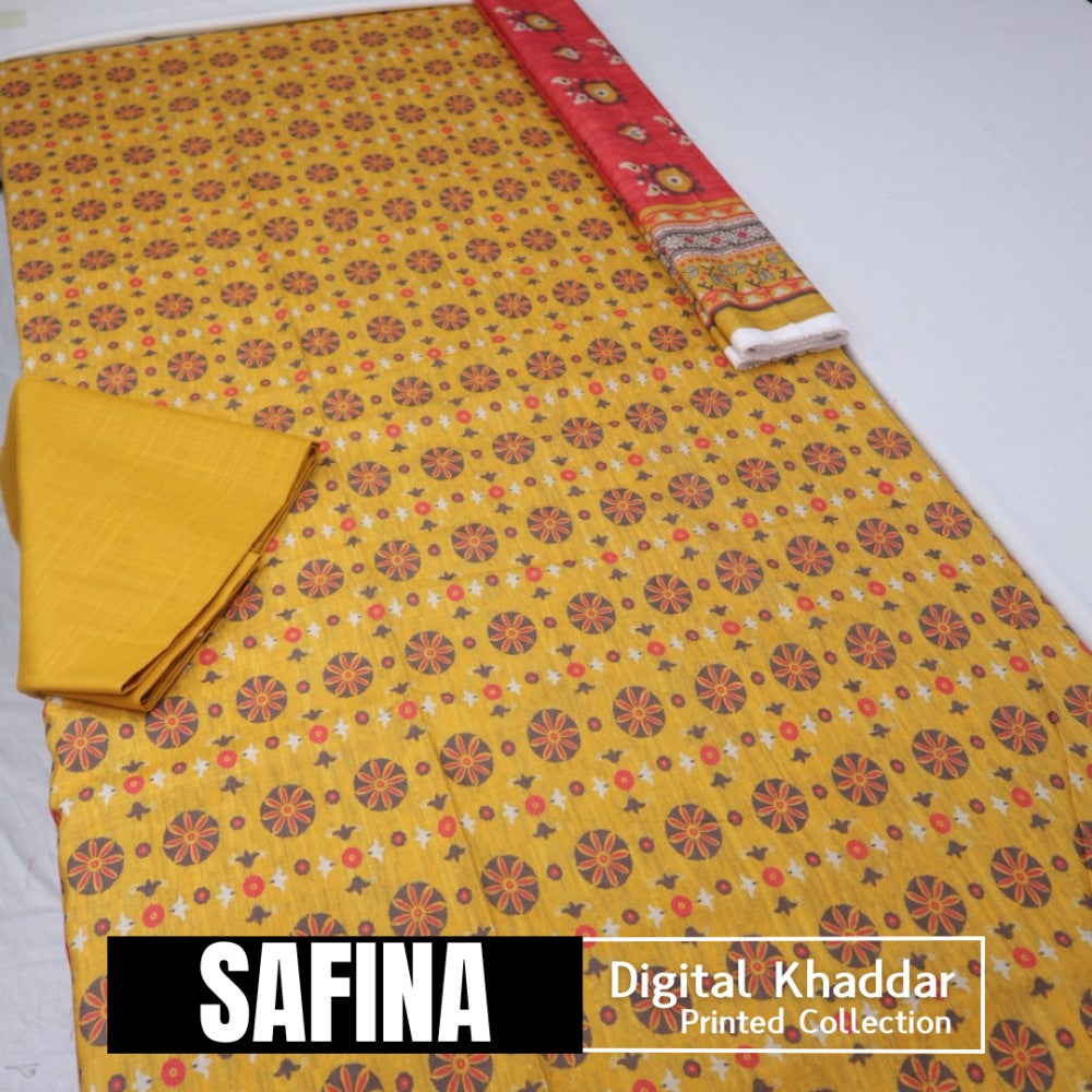 Safina Digital Khaddar 3 Piece (1410-040)