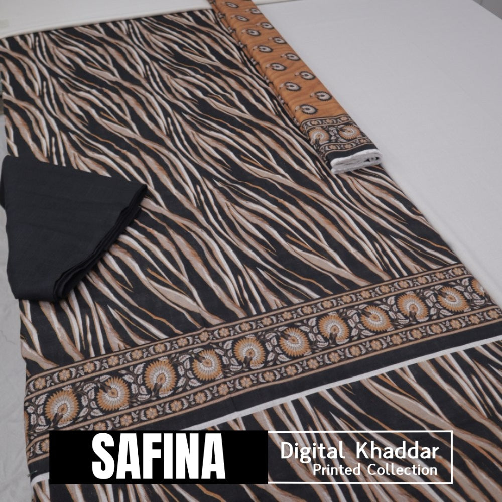 Safina Digital Khaddar 3 Piece (1410-047)