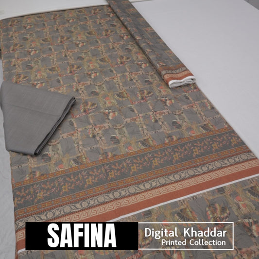 Safina Digital Khaddar 3 Piece (1410-049)